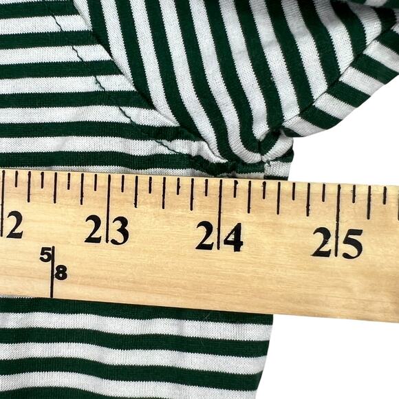 Peter Millar Striped Polo Shirt Mens XL Green Striped Pullover Cotton Casual - Picture 8 of 9